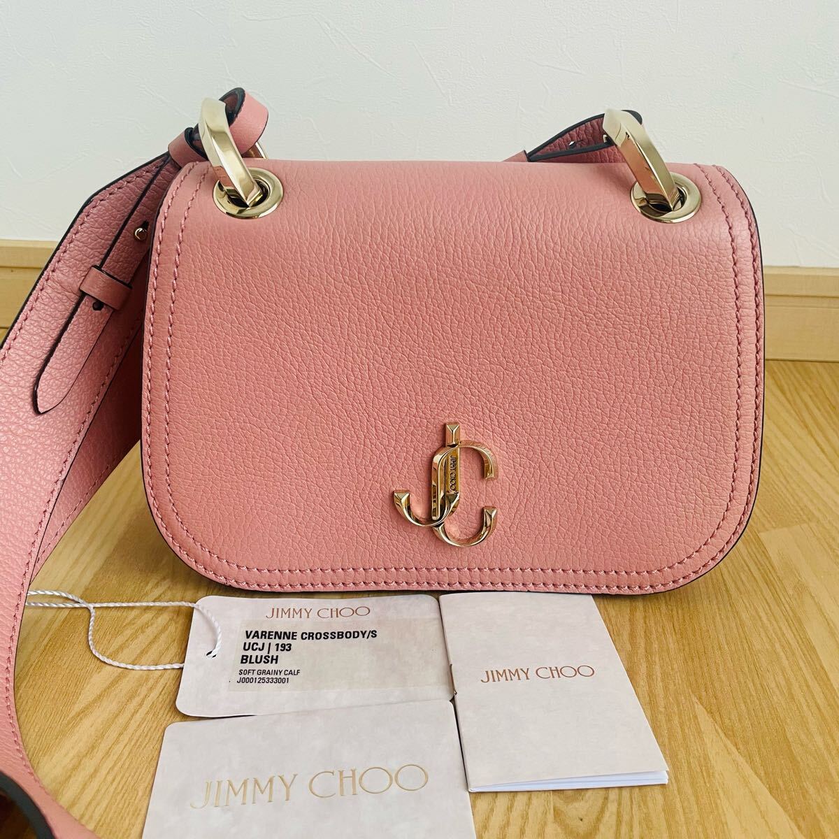新品未使用 ジミーチュウ ヴァレンヌ クロスボディバッグ ショルダーバッグ拍卖
