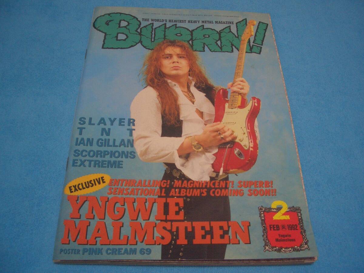 ★BURRN!★YNGWIE MALMSTEEN【1992年2月】イングヴェイ /TNT / SLAYER / EXTREME / VICIOUS RUMORS / GAMMA RAY / METAL CHURCH /SCORPIONS拍卖