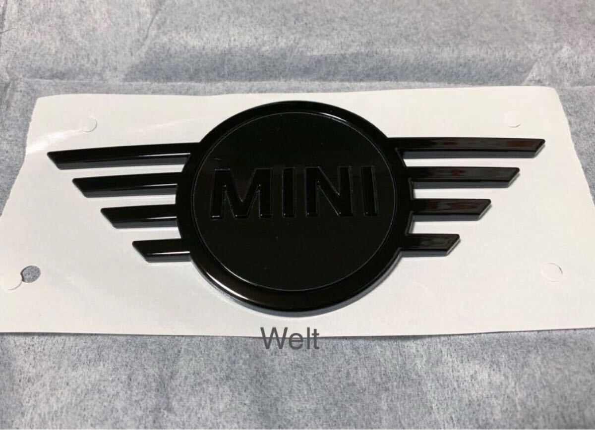 BMW MINI 純正品 F60 LCI CROSSOVER クロスオーバー リア ピアノ ブラック エンブレム ミニ クーパーD CooperD ALL4 JCW リヤ COUNTRYMAN拍卖