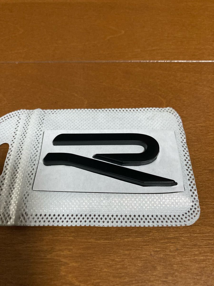 【送料無料】VW Volkswagen フォルクスワーゲン GOLF ゴルフR R-Line Rアドバンス エンブレム(大) ステッカー 艶なしブラック拍卖