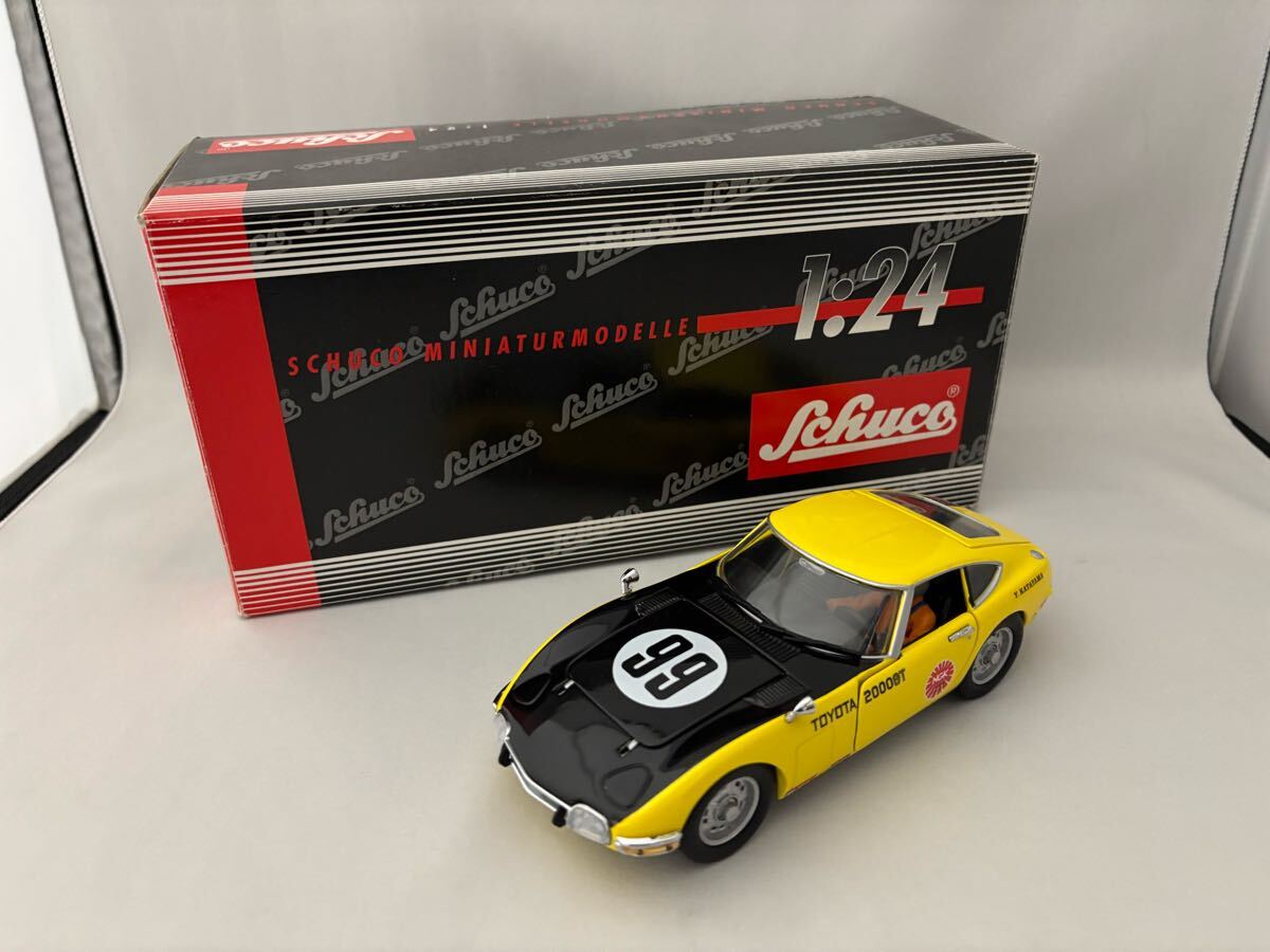 【希少】SCHUCO社製 1:24 トヨタ2000GT MINIATURMODELLE TOYOTA 2000GT レーシングバージョン シュコー拍卖
