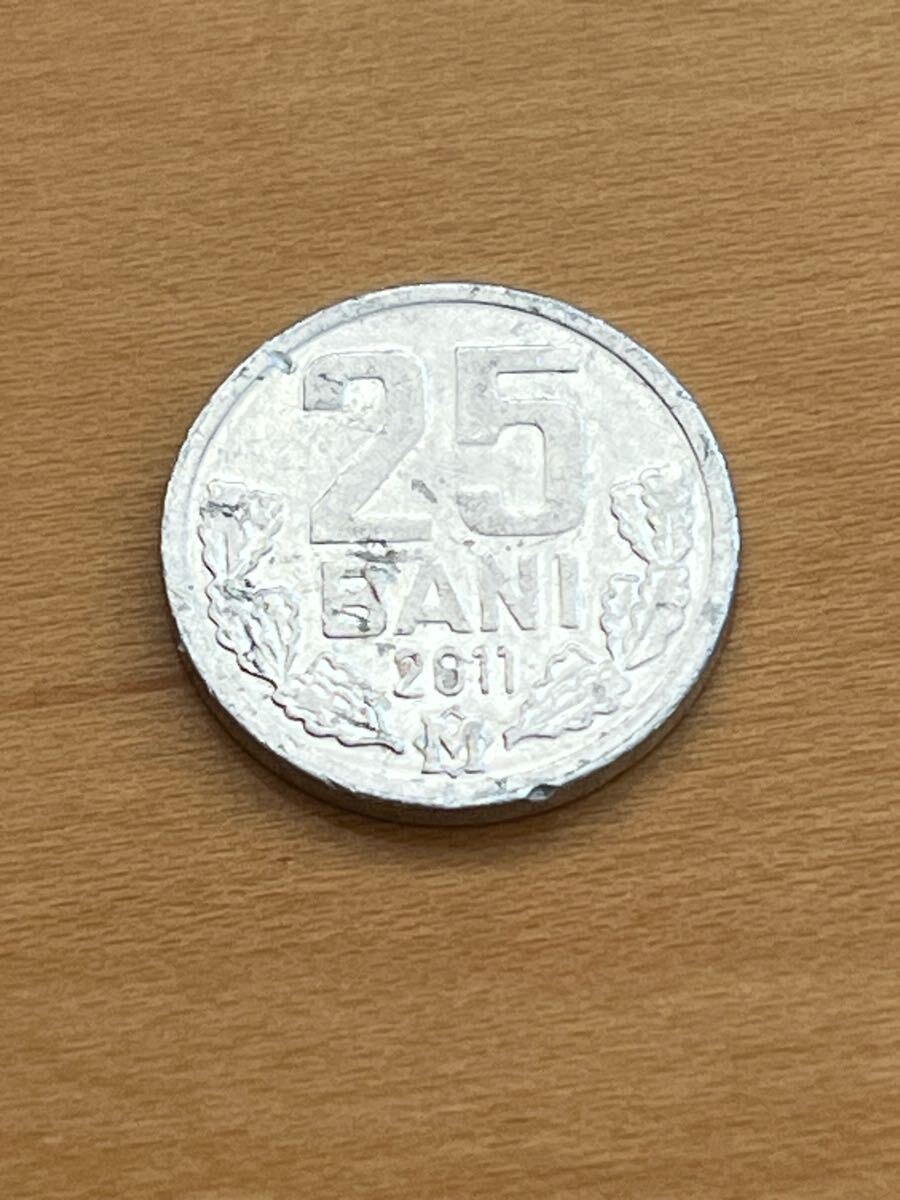 世界 コイン 硬貨 モルドバ 東欧 ヨーロッパ 25バニ 25バン 2011 紙幣 貨幣拍卖