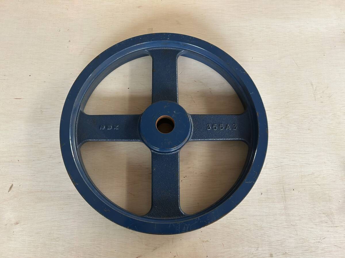 Aベルト用3連プーリー 穴径約32mm 外径約363mm 中古品No.4拍卖