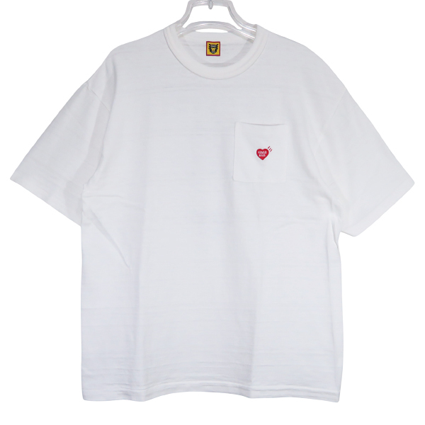 HUMAN MADE ヒューマンメイド POCKET T-SHIRT THE FUTURE IS IN THE PAST ポケット Tシャツ ホワイト ショートスリーブ 半袖 サイズXL Junz拍卖