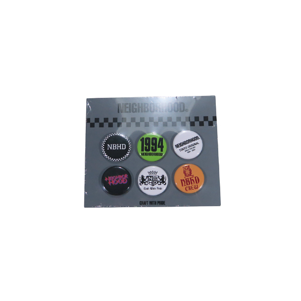 NEIGHBORHOOD ネイバーフッド 24AW PIN BUTTON SET 242MYNH-AC13 ピン ボタン セット バッジ 小物 グッズ グリーン Junek拍卖