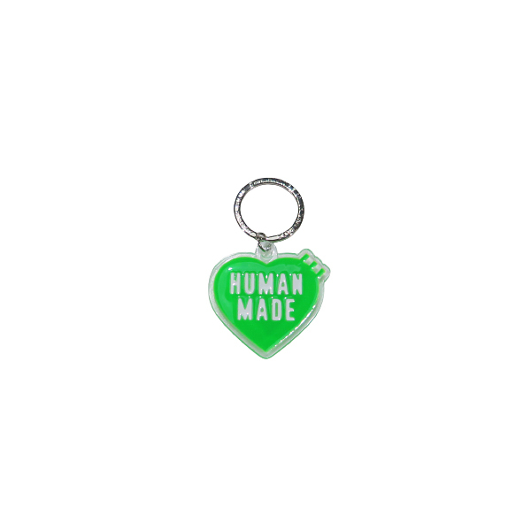 HUMAN MADE ヒューマン メイド HEART KEYRING HM29GD161 ハート キーリング キーホルダー 小物 グッズ グリーン Junek拍卖