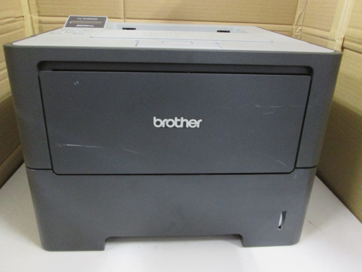 ◎中古レーザープリンタ ブラザー【Brother HL-6180DW】WIFI(無線LAN)機能付き トナー/ドラムなし◎2506041拍卖