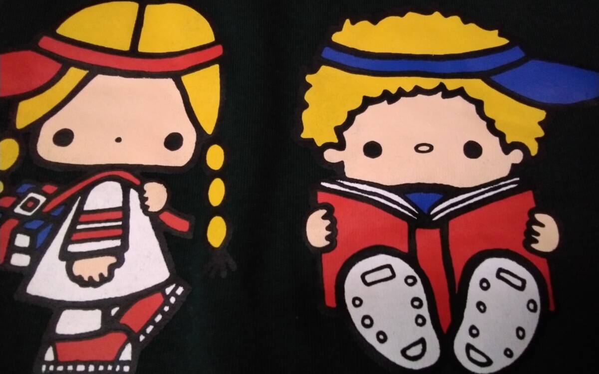 ☆レディース☆patiy&jimmy ☆とっても可愛い♪パティ&ジミー胸元刺繍後ろイラスト入りの濃緑半袖Tシャツです(o^―^o)大きいサイズLL拍卖