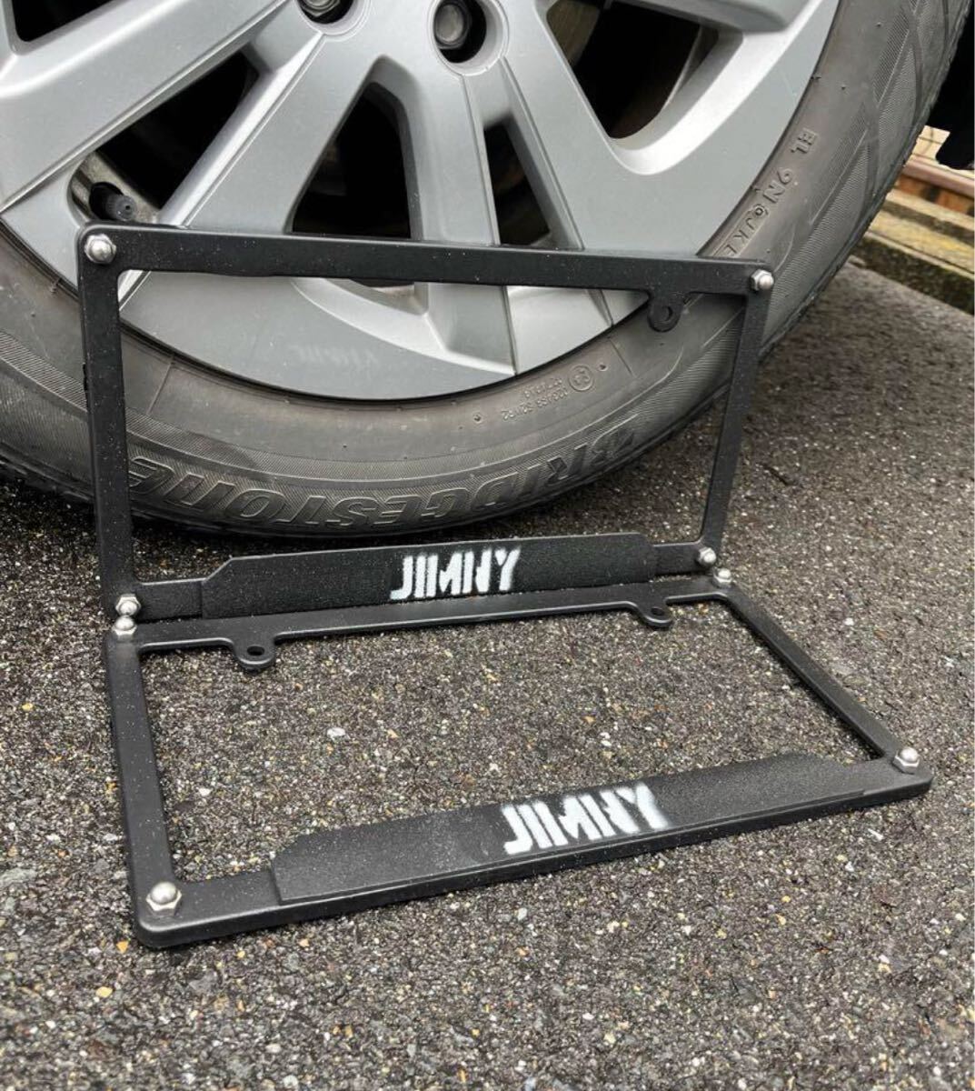 スズキ ジムニー ジムニーシエラ エブリー エブリーワゴン ワゴンR ナンバーフレーム 前後セット 車種名入りナンバーフレーム拍卖