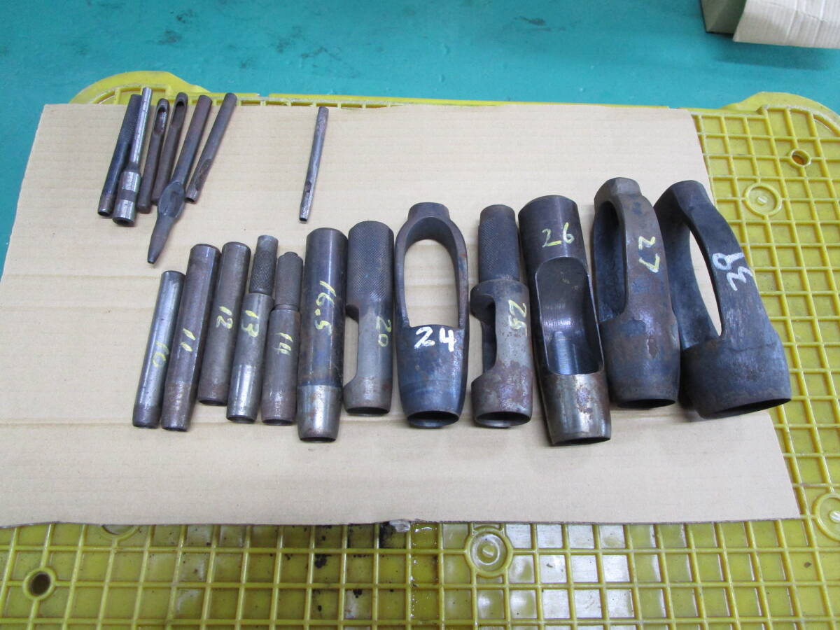 訳あり ジャンク 古い物 穴あけポンチ 皮ポンチ ゴムポンチ ゴム穴あけ 革穴あけ レザー ゴム 穴あけパンチビニール・ゴム・厚紙等の穴あけ拍卖