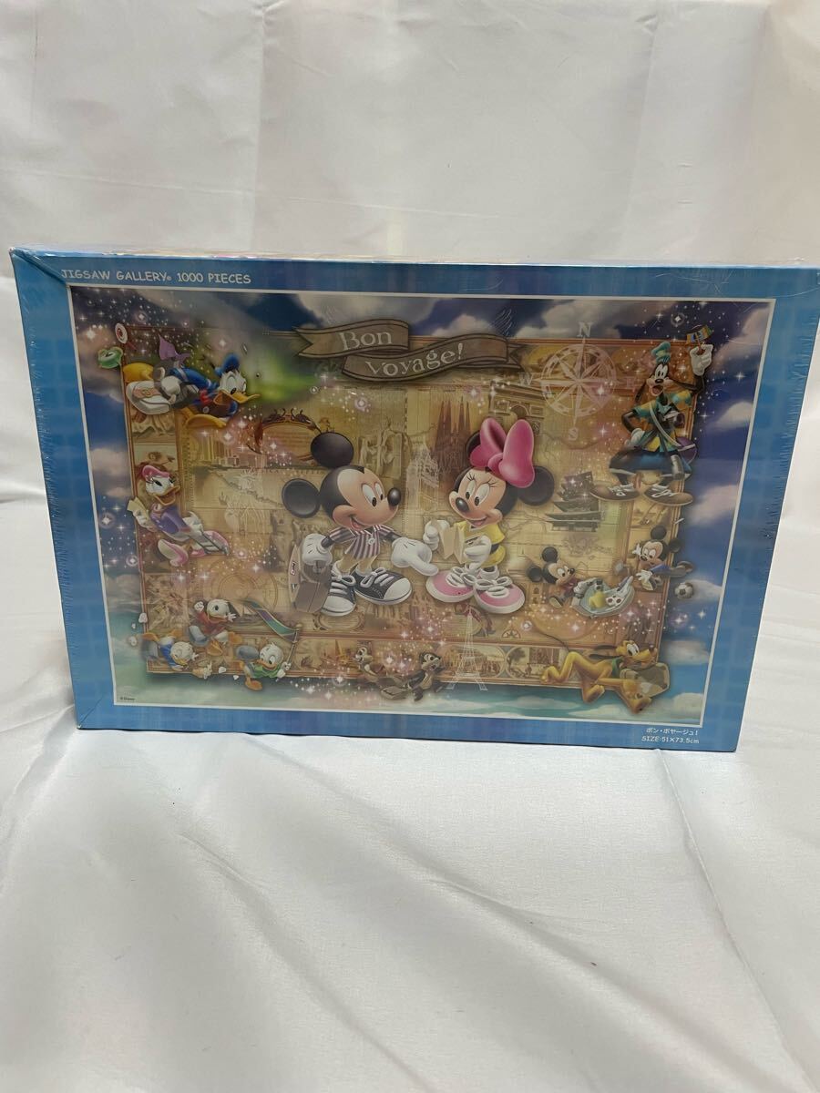 送料無料!ディズニー ボン・ボヤージュ!ジグソーパズル1000ピース ミッキー ミニー拍卖