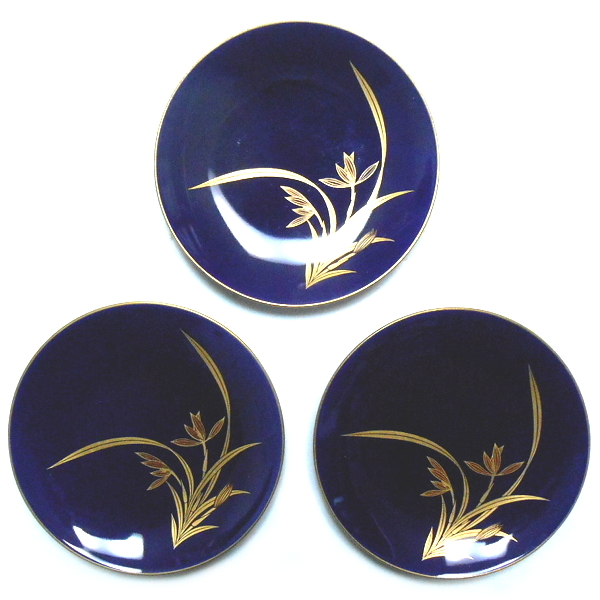 香蘭社★小皿 花文様 3枚拍卖