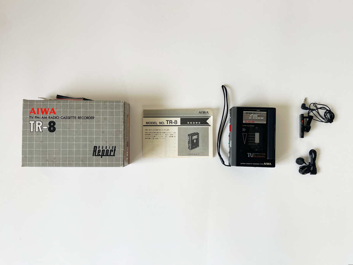 AIWA TV/FM/AM ラジオ カセットレコーダー TR-8拍卖