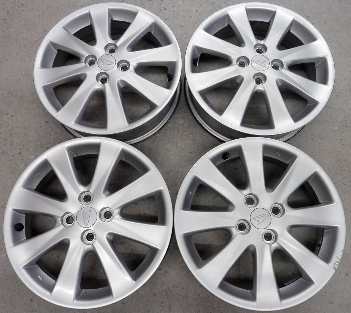 ●●2408-152 L175S L185S ムーヴカスタム RS 純正アルミ 4.5J 16in +45 PCD100 4本 エッセ タント ウェイク タフト ハイゼット キャンバス拍卖