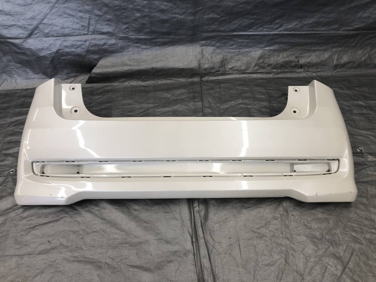 ☆□2501-W53LL スタート即決!JH1 JH2 N-WGN カスタム 前期 純正 リアバンパー 71501-T6G-J000 NH875P プレミアムホワイトパールⅡ拍卖