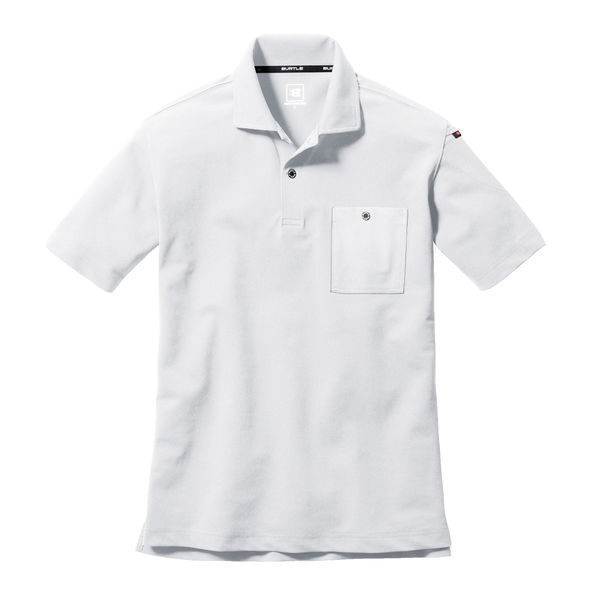 Burtle 667 半袖 ポロシャツ ホワイト 3L バートル 吸汗速乾 定番拍卖