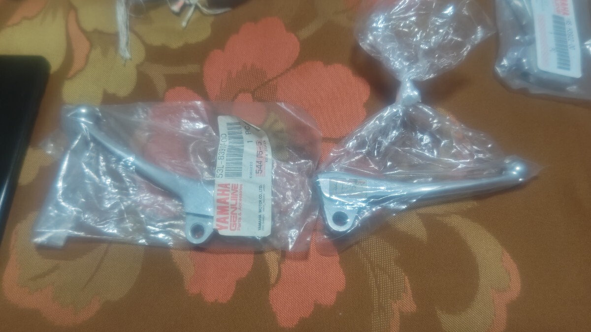 ヤマハ キュート cute 純正 未使用 L R 左 右 フロント リア ブレーキレバー 53L ミント 新品 MINT YAMAHA 1YU 53L-83912-00拍卖