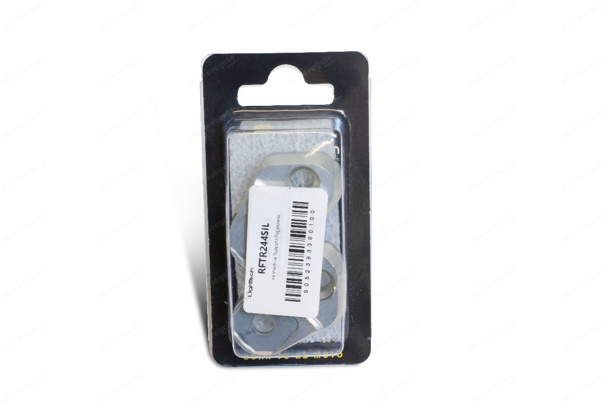 【国内在庫】LIGHTECH ライテック アジャスタブルステップキット専用 ステップバーホルダー シルバー 銀色 シフト側 / ブレーキ側 セット拍卖