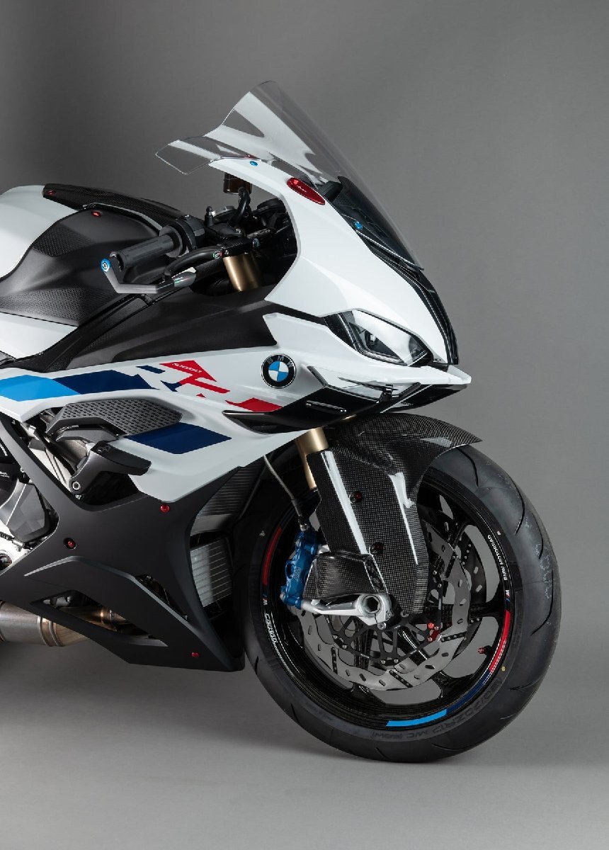 【国内在庫】LighTech ライテック ドライカーボン エアダクト付き フロントマッドガード 艶あり BMW S1000RR '19-25 / S1000R '21-24 ★拍卖