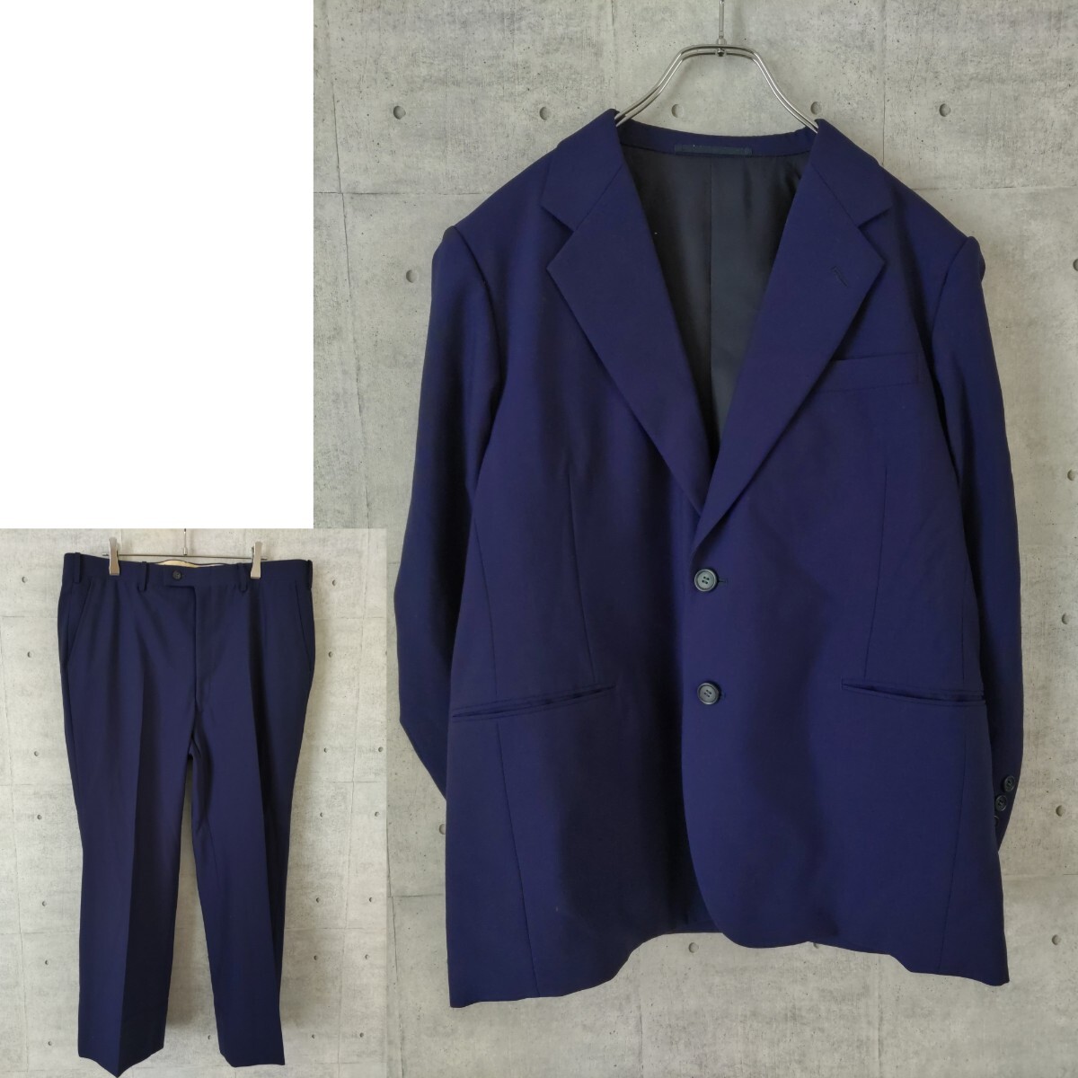 AUGUSTAR スーツ セットアップ ネイビー L相当 ジャケット パンツ 長袖拍卖