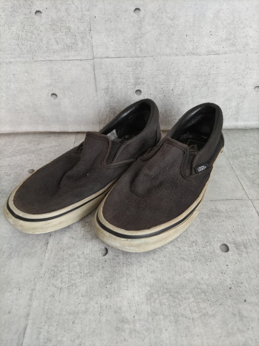 VANS スリッポン ブラック 22 靴 バンズ拍卖