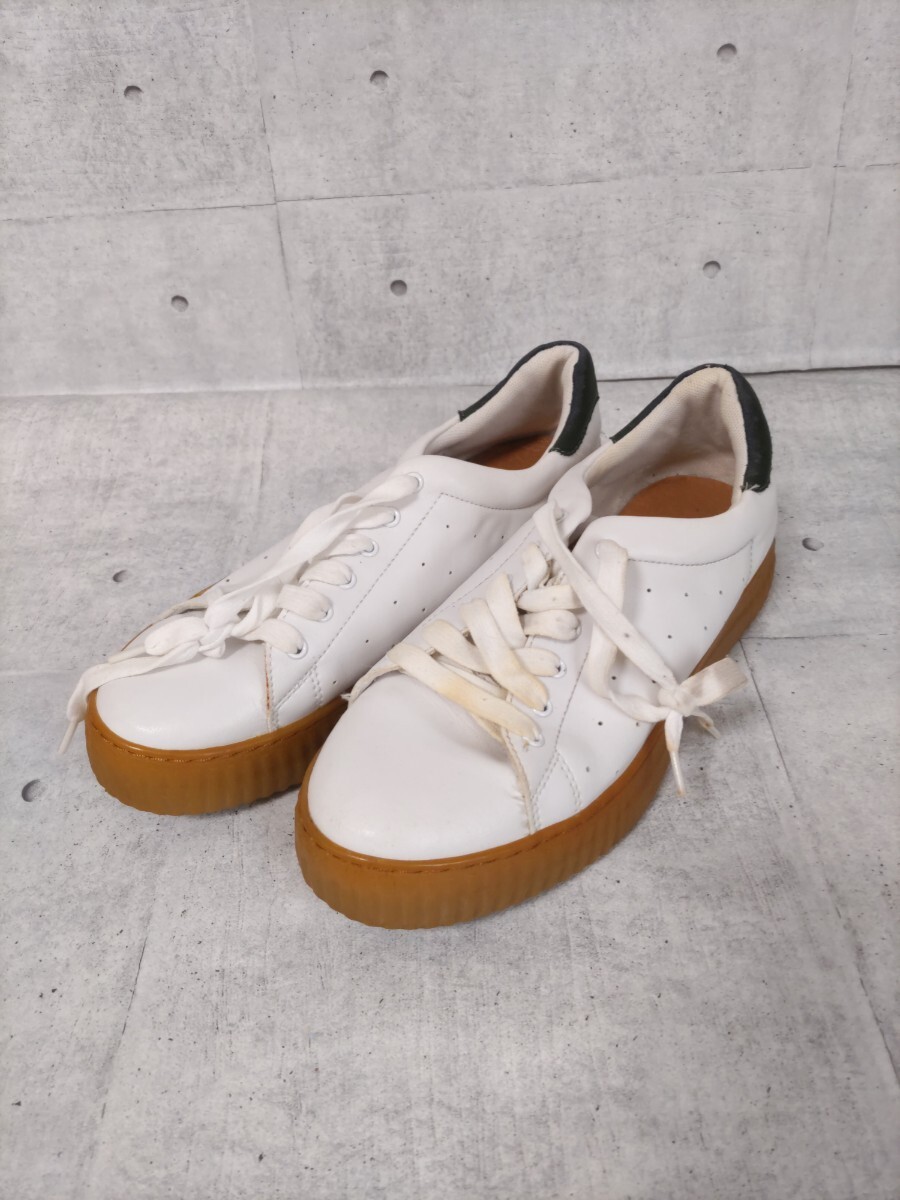 grace garden スニーカー ホワイト 25 オシャレ シューズ拍卖