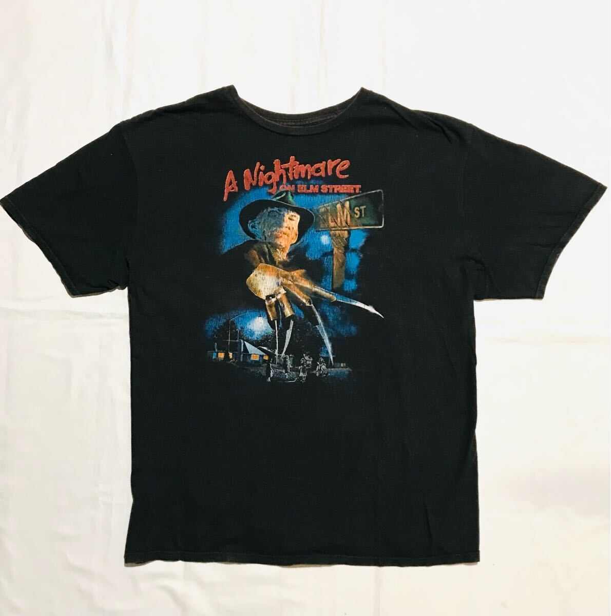 Movie Tee【エルム街の悪夢】サイズXL/A NIGHTMARE ON ELM STREET/フレディクルーガー/ホラー/映画Tee拍卖