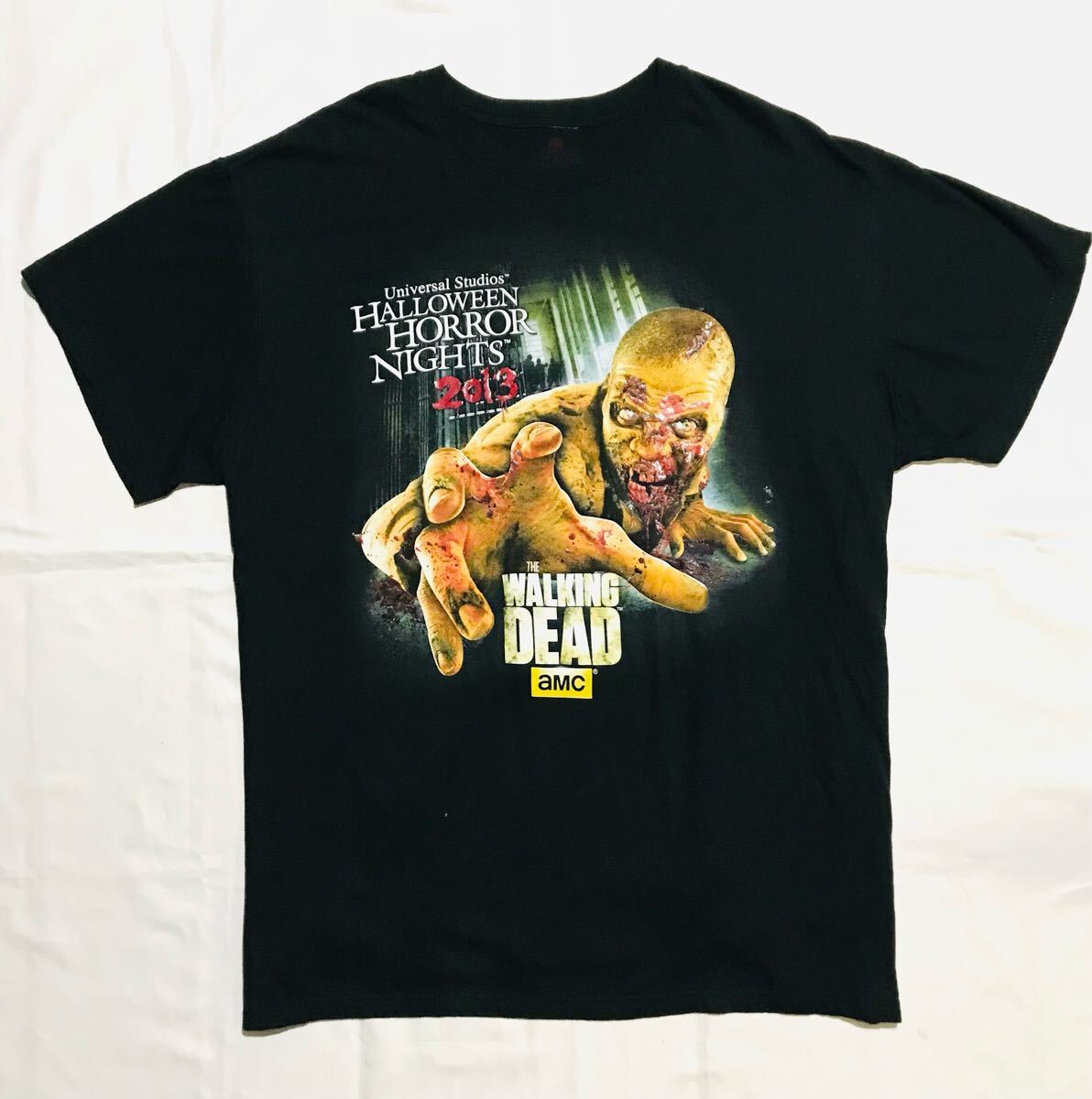 Movie Tee【HALLOWEEN HORROR NIGHTS 2013/WALKING DEAD】サイズXL/ウォーキングデッド/ハロウィンホラーナイツ2013/ユニバーサルスタジオ拍卖