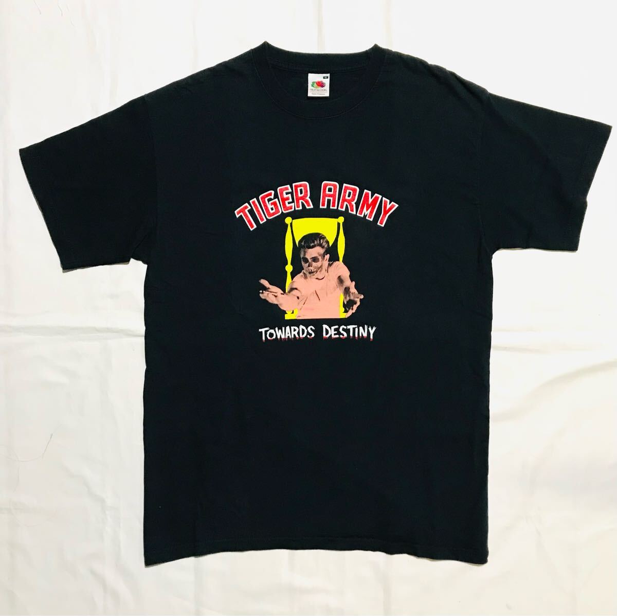 Rock Tee【TIGER ARMY/TOWARDS DESTINY】サイズM/タイガーアーミー/サイコビリー/パンク/punk/psychobilly/hellcat拍卖