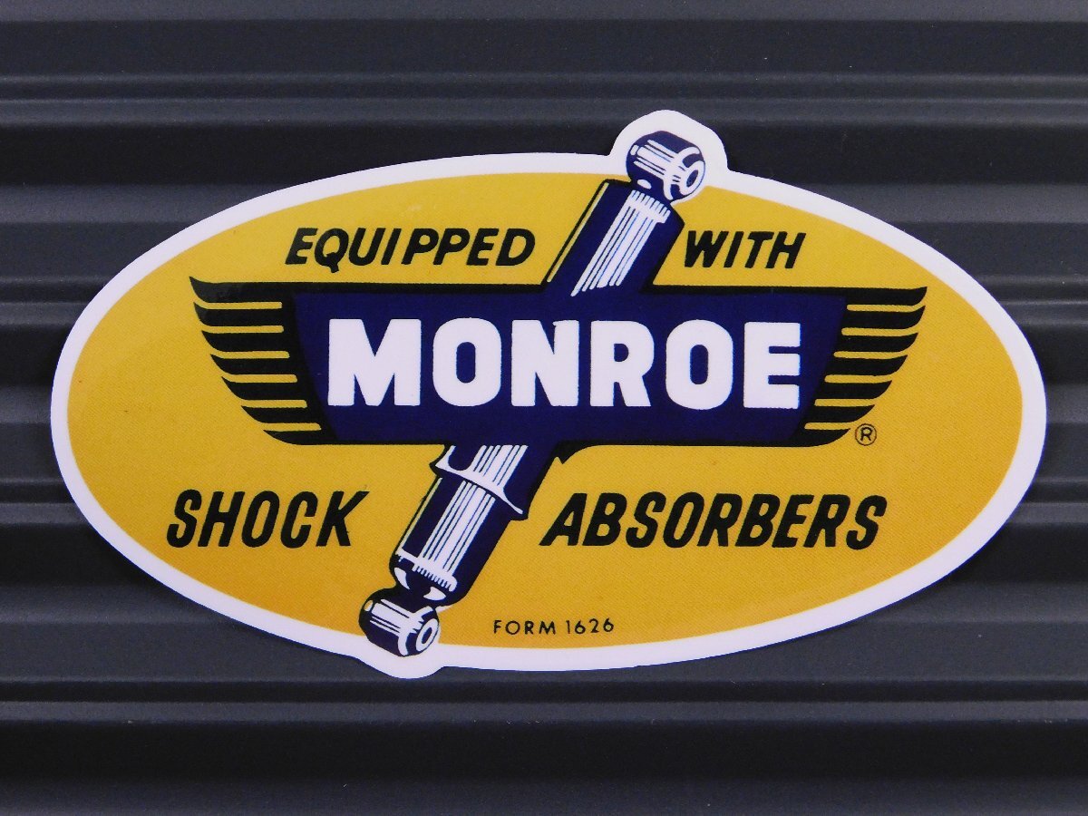 ◆送料\110◆【MONROE・モンロー】※《レーシングステッカー》 アメリカン雑貨 ガレージ拍卖