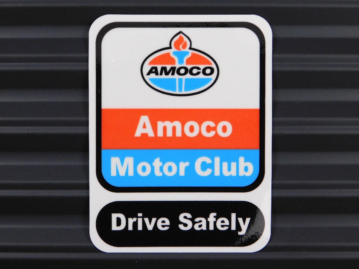 ◆送料\110◆【Amoco Motor Club・アモコ モータークラブ】※《レーシングステッカー》 アメリカン雑貨 ガレージ拍卖