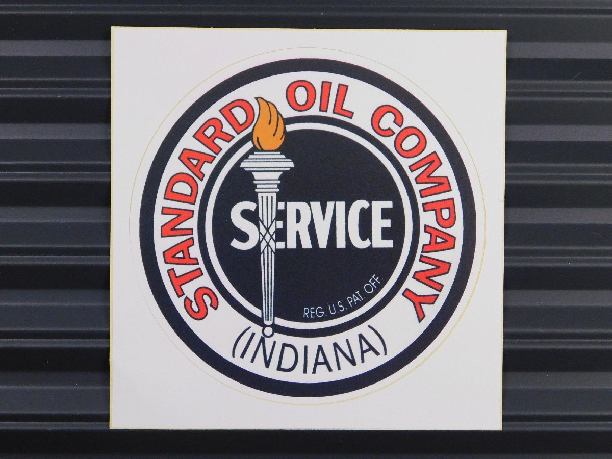 ◆送料\110◆【STANDARD OIL COMPANY・スタンダードオイルカンパニー】※《ガレージステッカー》 アメリカン雑貨 モーター レーシング拍卖