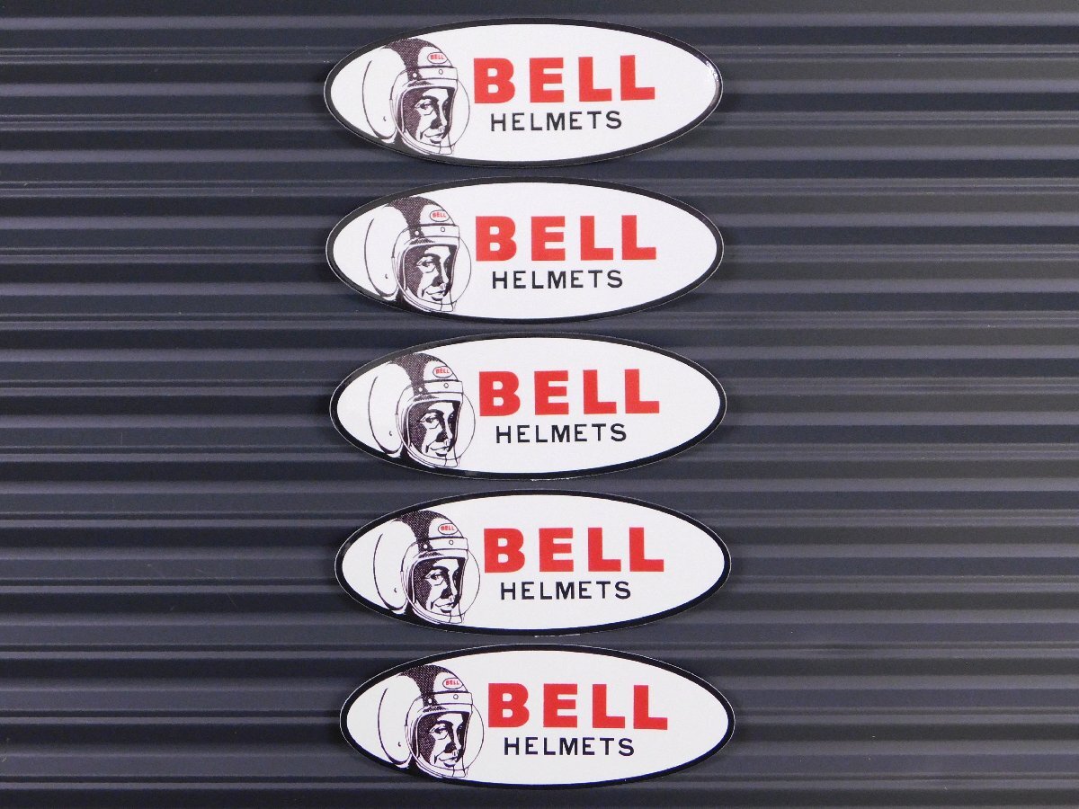 ◆送料\110◆【BELL HELMETS・ベルヘルメット②】※《レーシングステッカー/5枚セット》 アメリカン雑貨 ガレージ拍卖