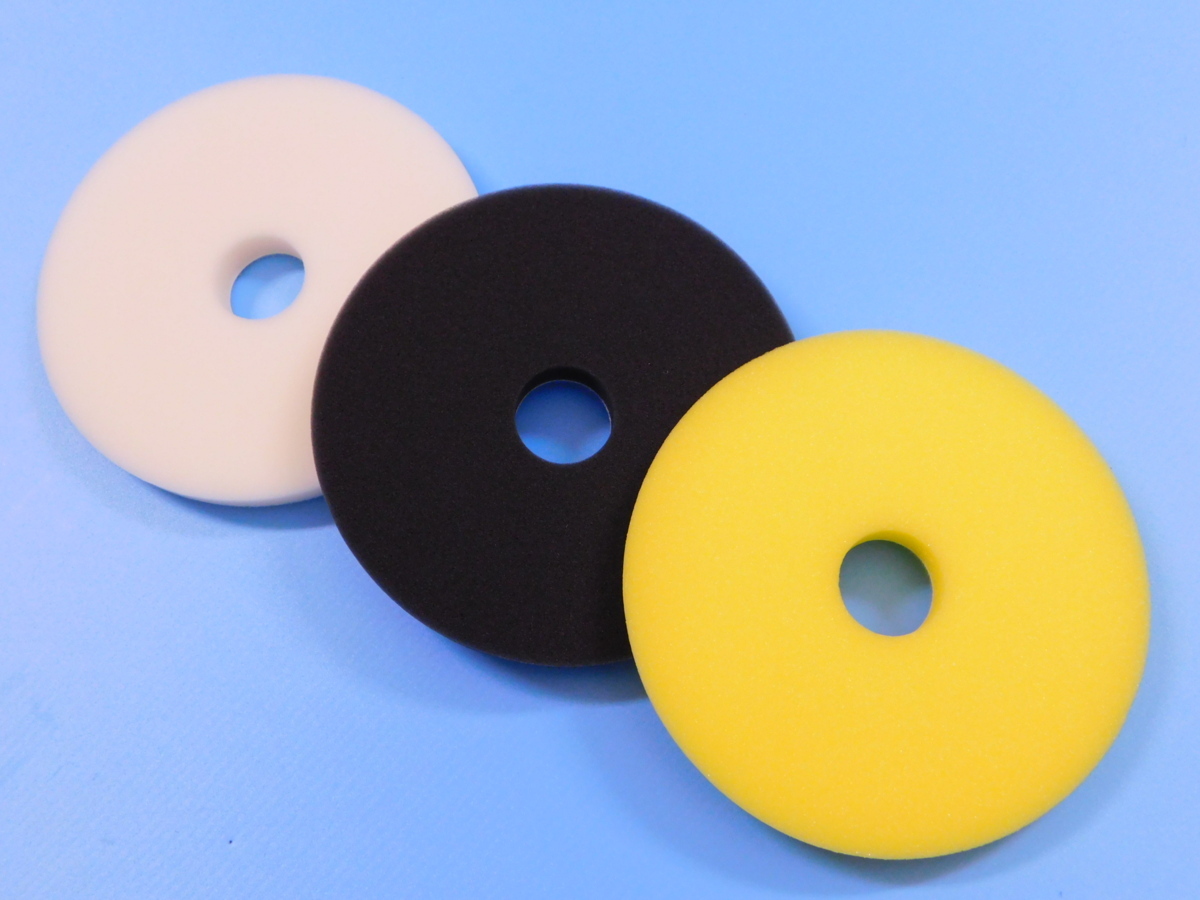 【コンパクトツール】※《φ150ウレタンバフ 中目/細目/極細目・3枚セット》 厚み15mm拍卖