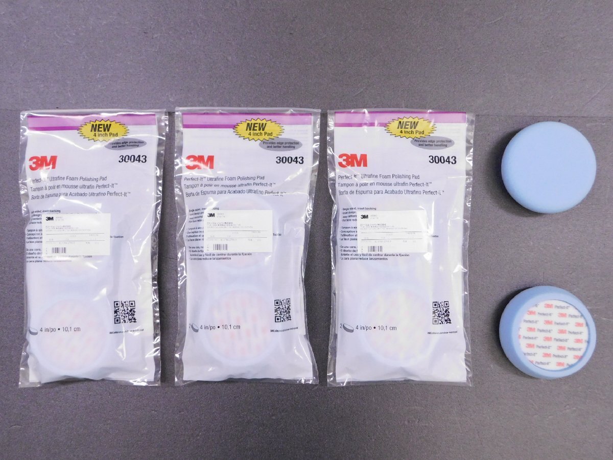 【3M・スリーエム】※《φ100ミニスポンジバフ つや出し用・8枚セット》 品番30043 φ75パッド用拍卖