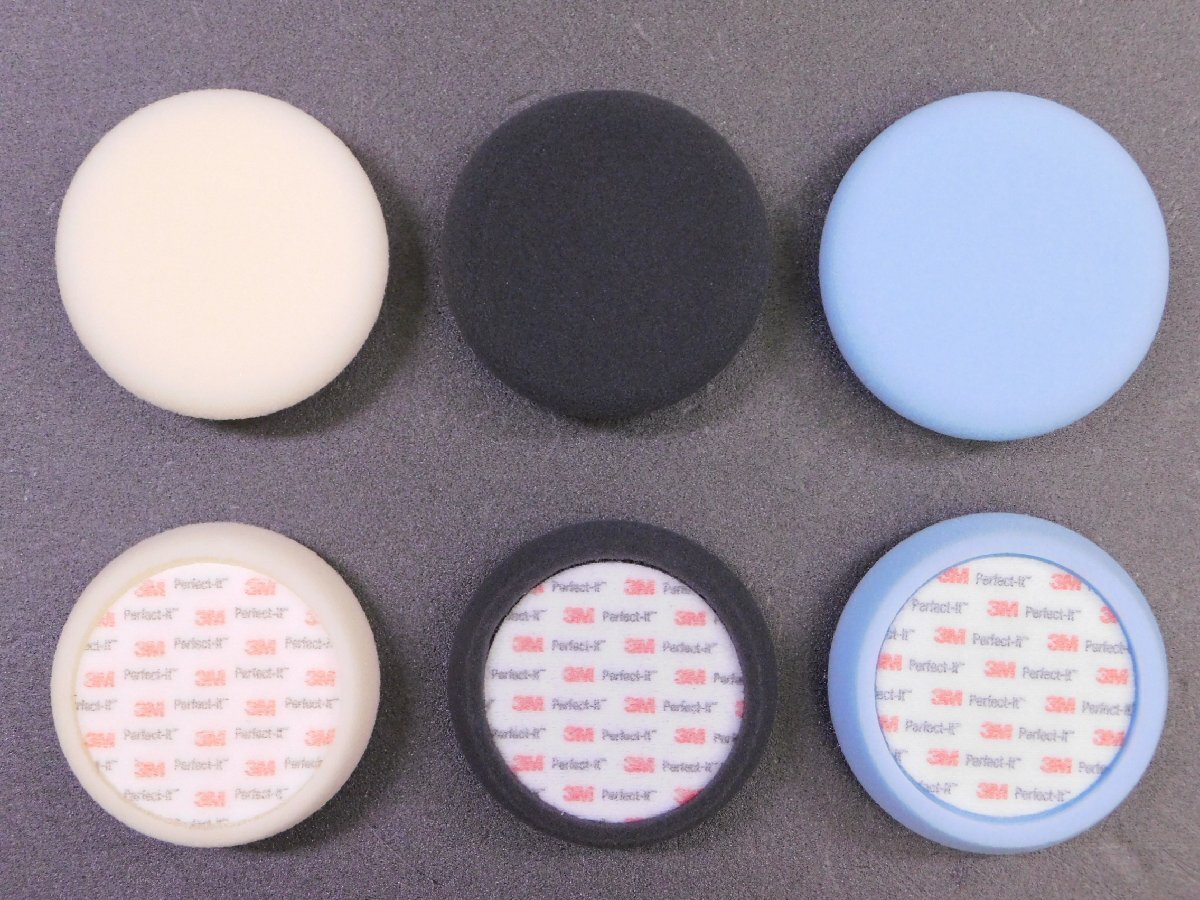 【3M・スリーエム】※《φ100ミニスポンジバフ3種類セット・6枚セット》 品番30041・30042・30043 φ75パッド用拍卖