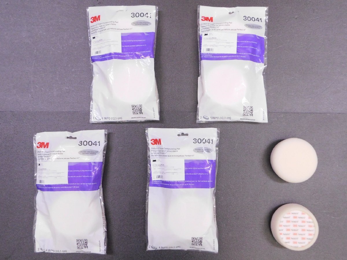 【3M・スリーエム】※《φ100ミニスポンジバフ 目消し用・10枚セット》 品番30041 φ75パッド用拍卖