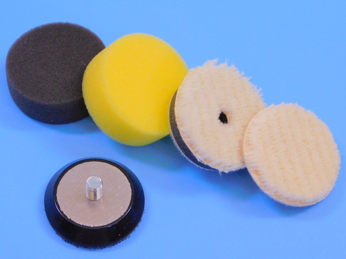 【コンパクトツール】※《φ45バフパッド付 / φ50ウールバフ&ウールジスク&ウレタンバフ・4枚セット》拍卖
