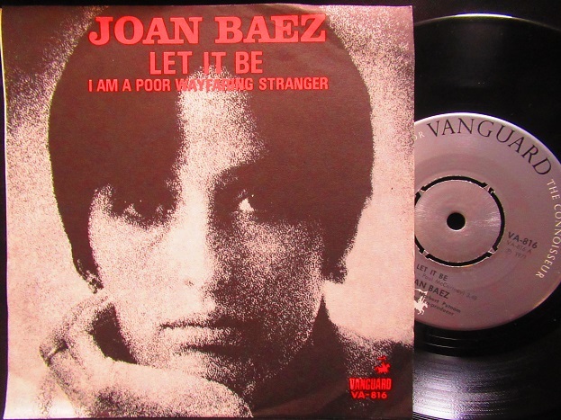 【Beatles『Let It Be』カバー】希少ジャケ/Joan Baez/ビートルズ/ジョン・レノン/ポール・マッカートニー/女性ヴォーカル/オールディーズ拍卖