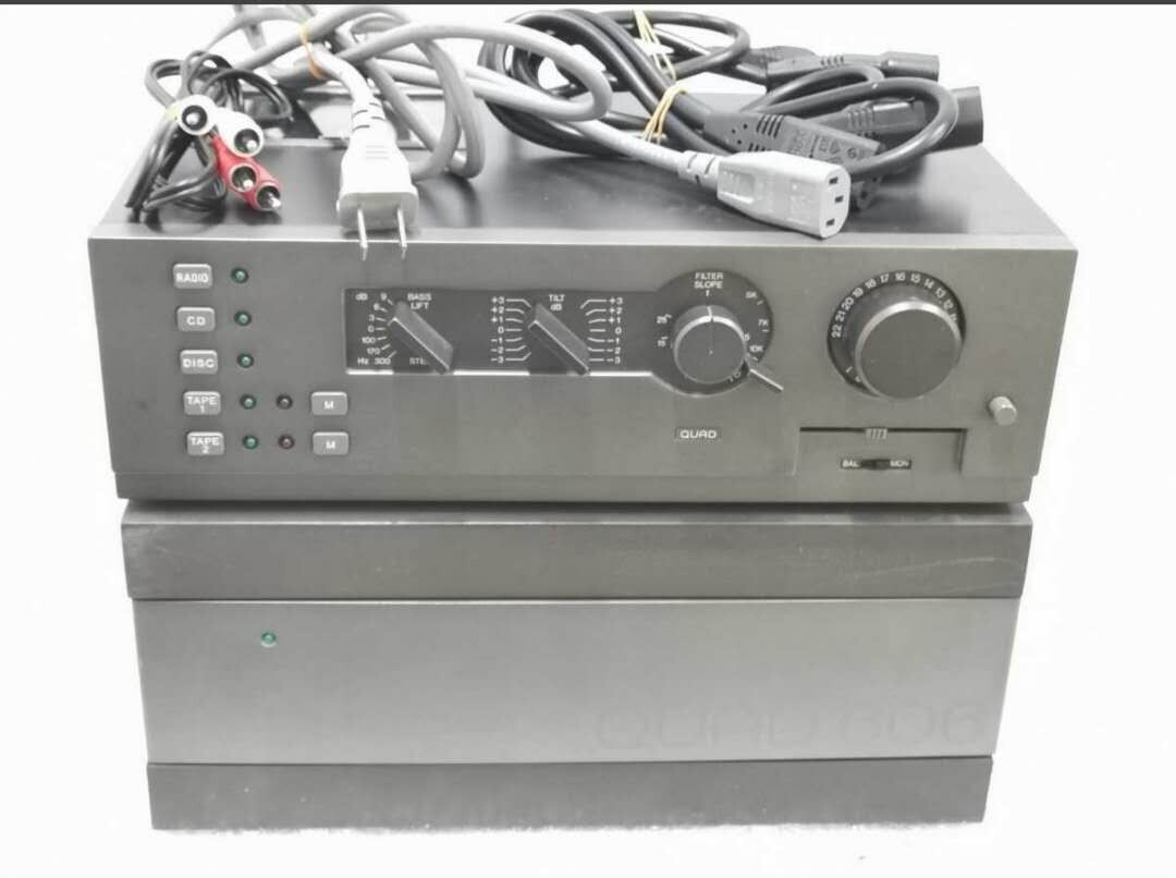 h1080694461 QUAD 606+QUAD 44 パワーアンプ+プリアンプ 綺麗 ジャンク009拍卖
