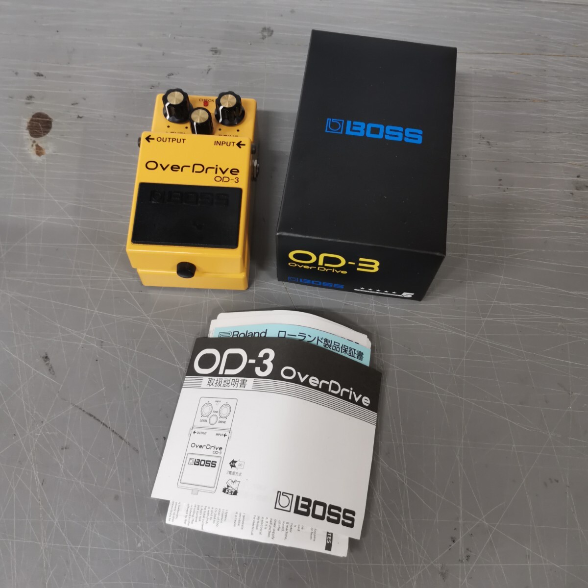BOSS OD-3 オーバードライブ エフェクター 元箱付き 中古0067拍卖