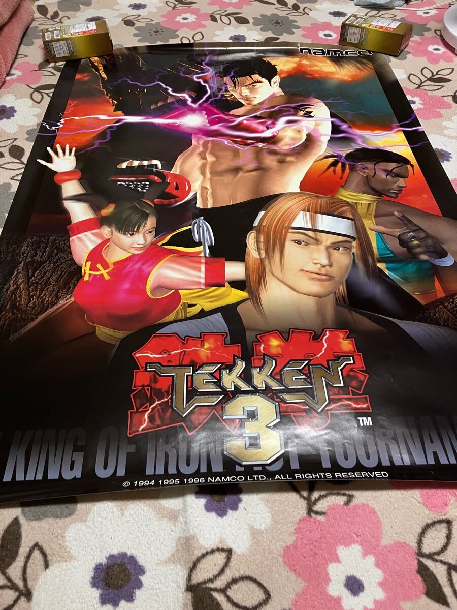 鉄拳3 TEKKEN 3 販促 非売品 ゲーム アーケード namco ナムコ B1サイズ拍卖
