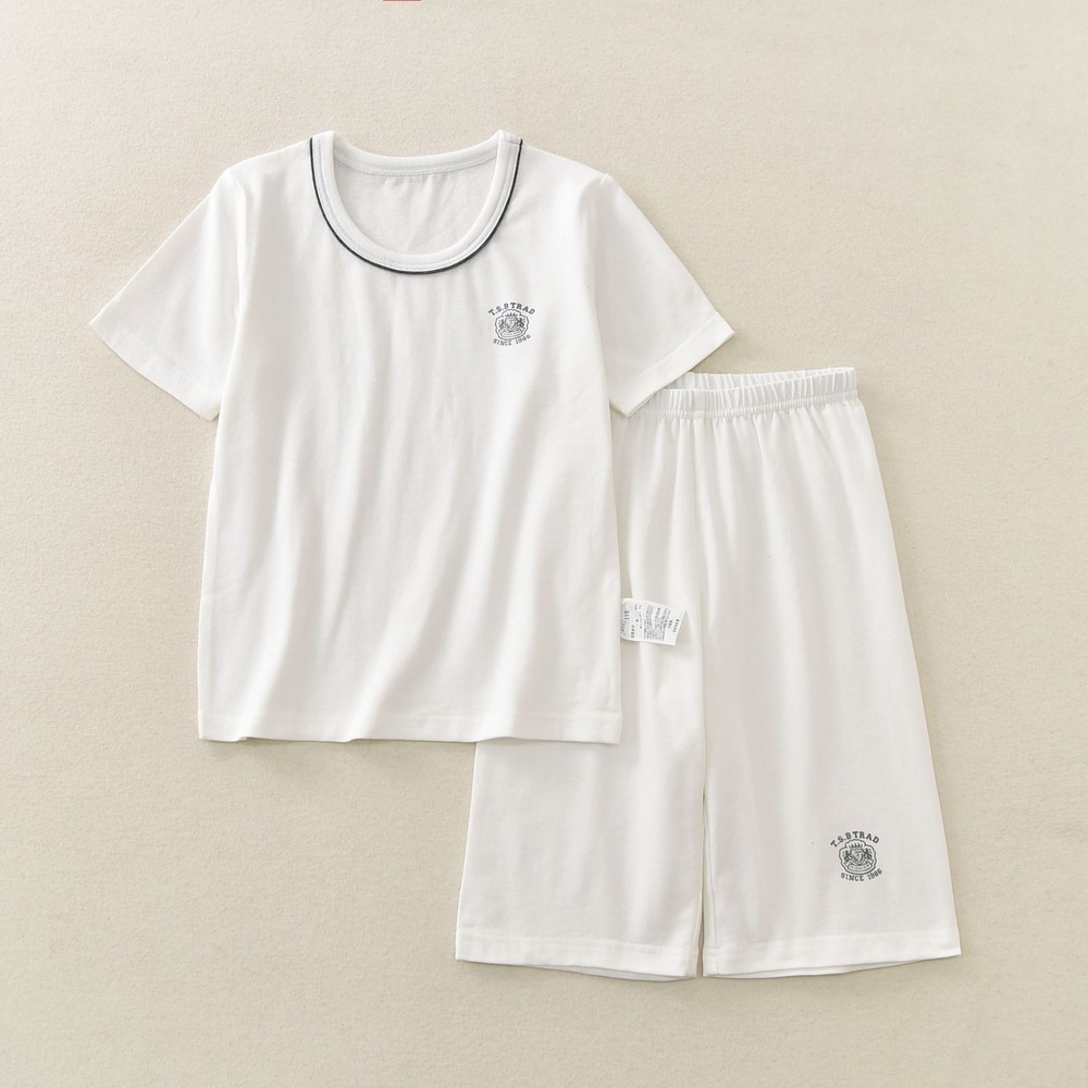 ☆ TZ1029ホワイト ☆ 130size ☆ キッズ ルームウェア 上下セット 半袖 キッズ パジャマ ルームウェア 上下セット 半袖 女の子拍卖