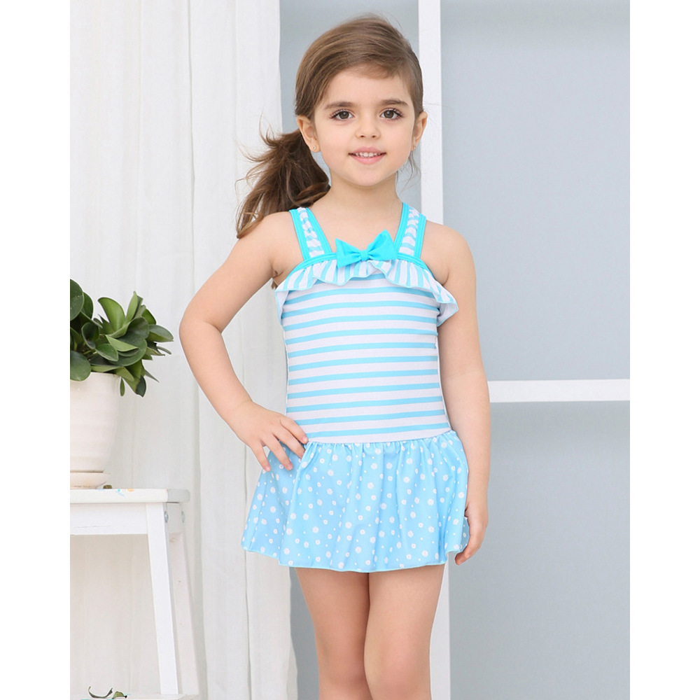 ☆ A×ブルー ☆ 100cm ☆ キッズ水着 女の子 ワンピース オールインワン キッズ 水着 女の子 ワンピース スイムウェア キッズ水着拍卖