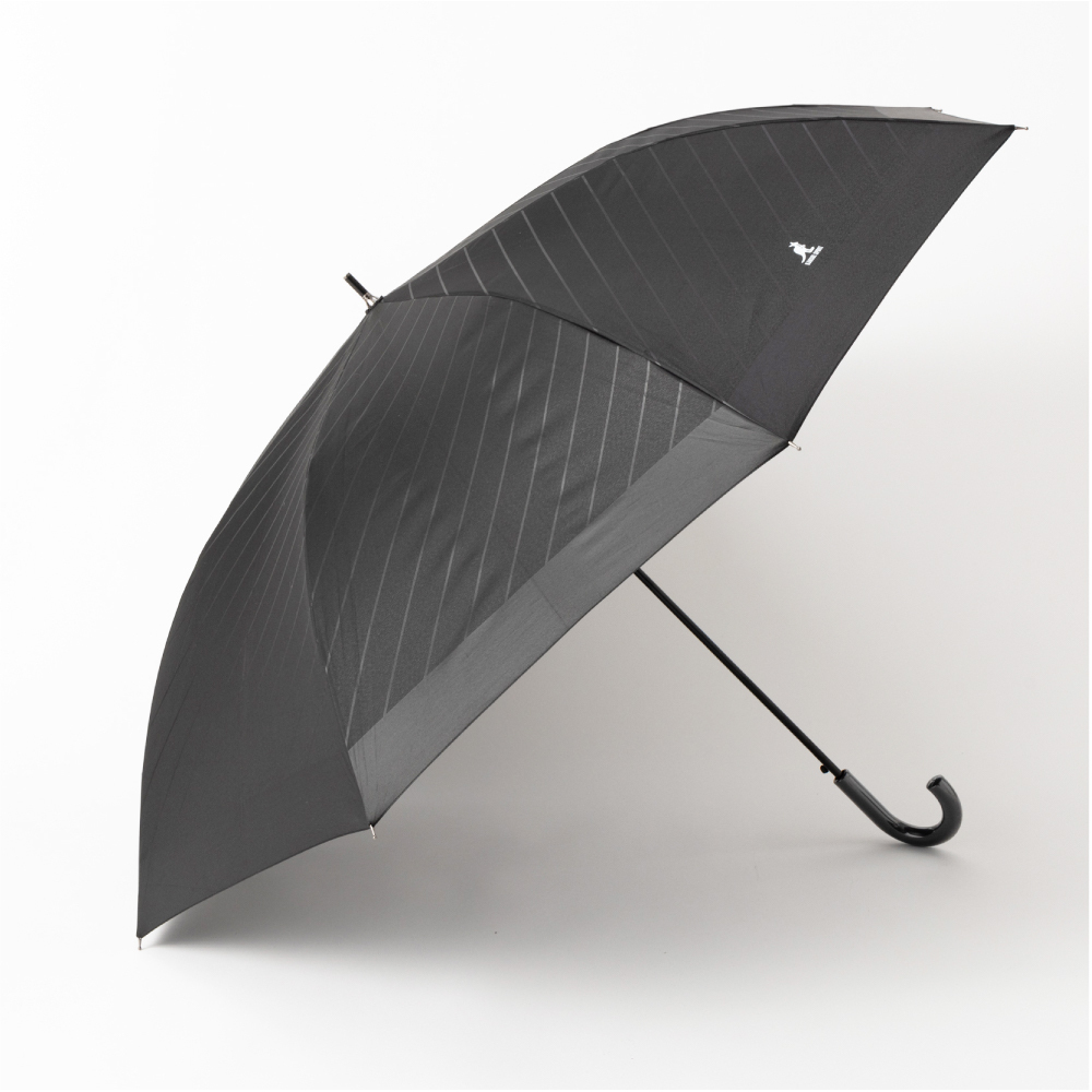 ☆ ブラック ☆ KANGOL カンゴール紳士裾エンボス長傘75cm メンズ 傘 耐風 75cm 長傘 雨傘 耐風傘 メンズ傘 紳士傘 かさ カサ 75センチ拍卖