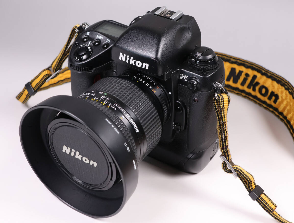 通電OK Nikon ニコン F5 一眼レフ フィルムカメラ NIKKOR レンズ 24-120㎜ F3.5-5.6D【CM210】拍卖