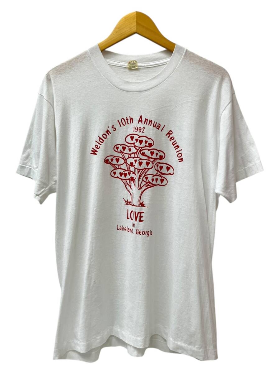 US古着 90s ビンテージ プリントTシャツ 半袖 フロントプリント SCREEN STARSボディ USA製 XXL ホワイト メンズ/027拍卖