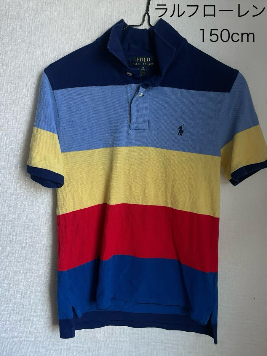 ポロラルフローレンPolo Ralph Lauren ボーダー半袖ポロシャツ拍卖