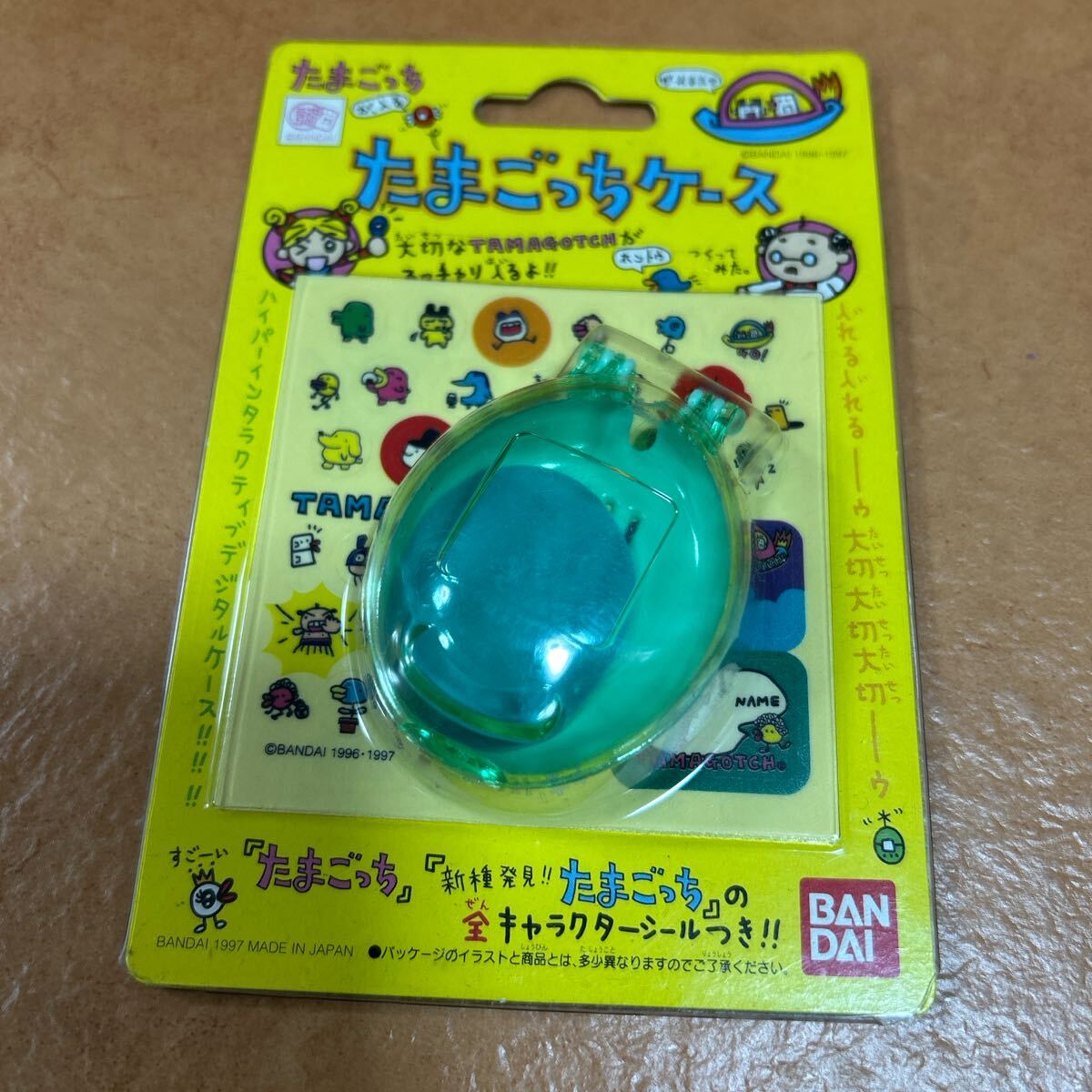 新品 未開封 激レア 初代 たまごっちケース グリーン シール フェルト付 公式 バンダイ Bandai ビンテージ 昔の たまごっちケース 当時物拍卖