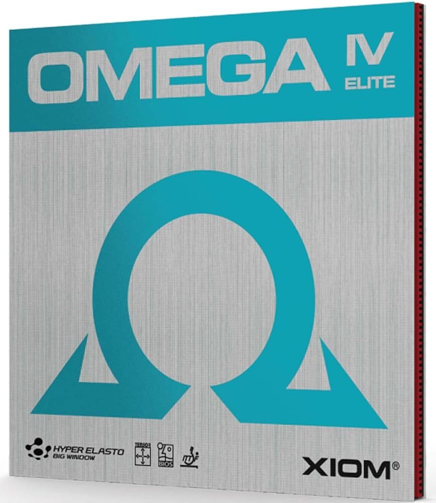 赤 MAX 定価7150円 卓球 卓球ラバー 裏ソフト エクシオン オメガIV エリート XIOM拍卖